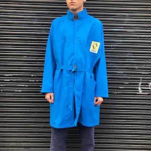 Long Blue Workwear Jacket. XL Renault.