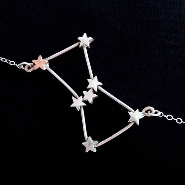 Orion Constellation Necklace (Sterling Silver)