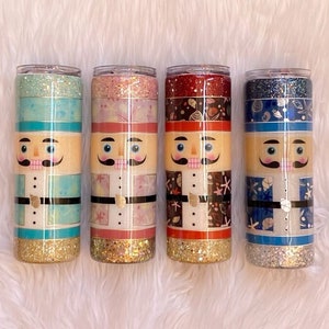 Strand-thema 20oz Skinny Santa Notenkraker SVG * Digitale Download * GEEN TUMBLER