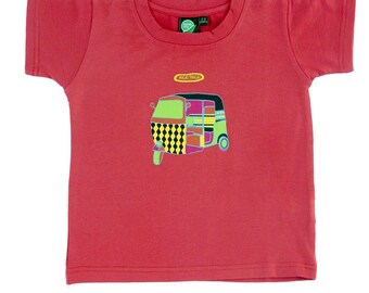 Kids Organic Tshirt. Be Natural! Eco-Friendly and Soft Organic Cotton & Bamboo Tshirt  for  Kids "Rick Trick 2T-4T"