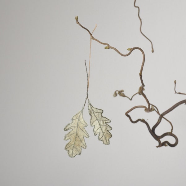 Silk Oak Sprig | Dyed with Plants | Leaf Decoration Ornament