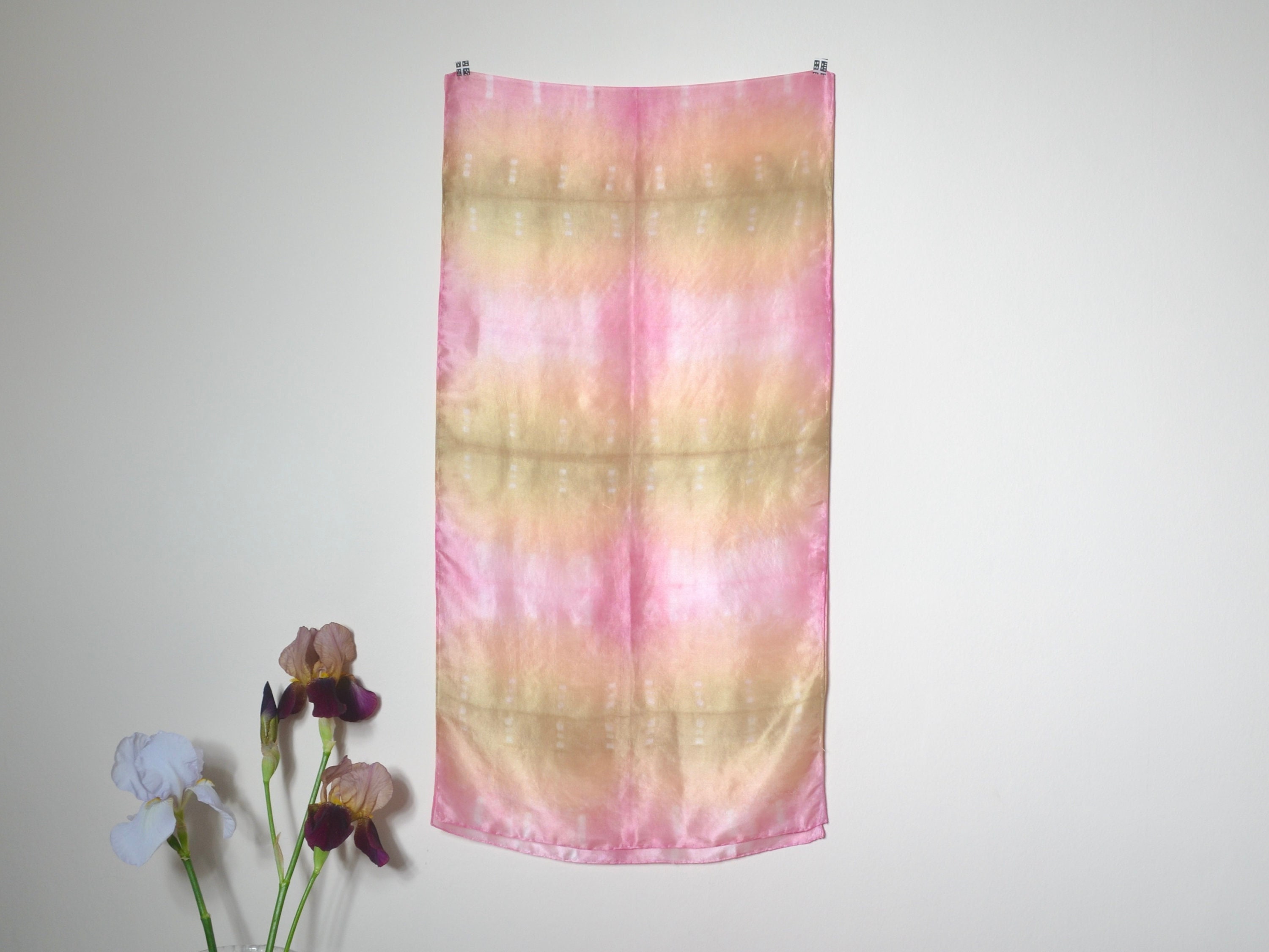 Botanical Silk Scarf | ASTRA - Etsy
