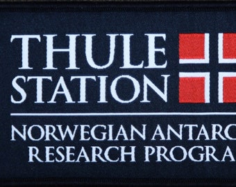 The Thing 1982 Thule Station Norwegian Antarctic Research Program Movie Accurate Patch Iron-on Kurt Russell