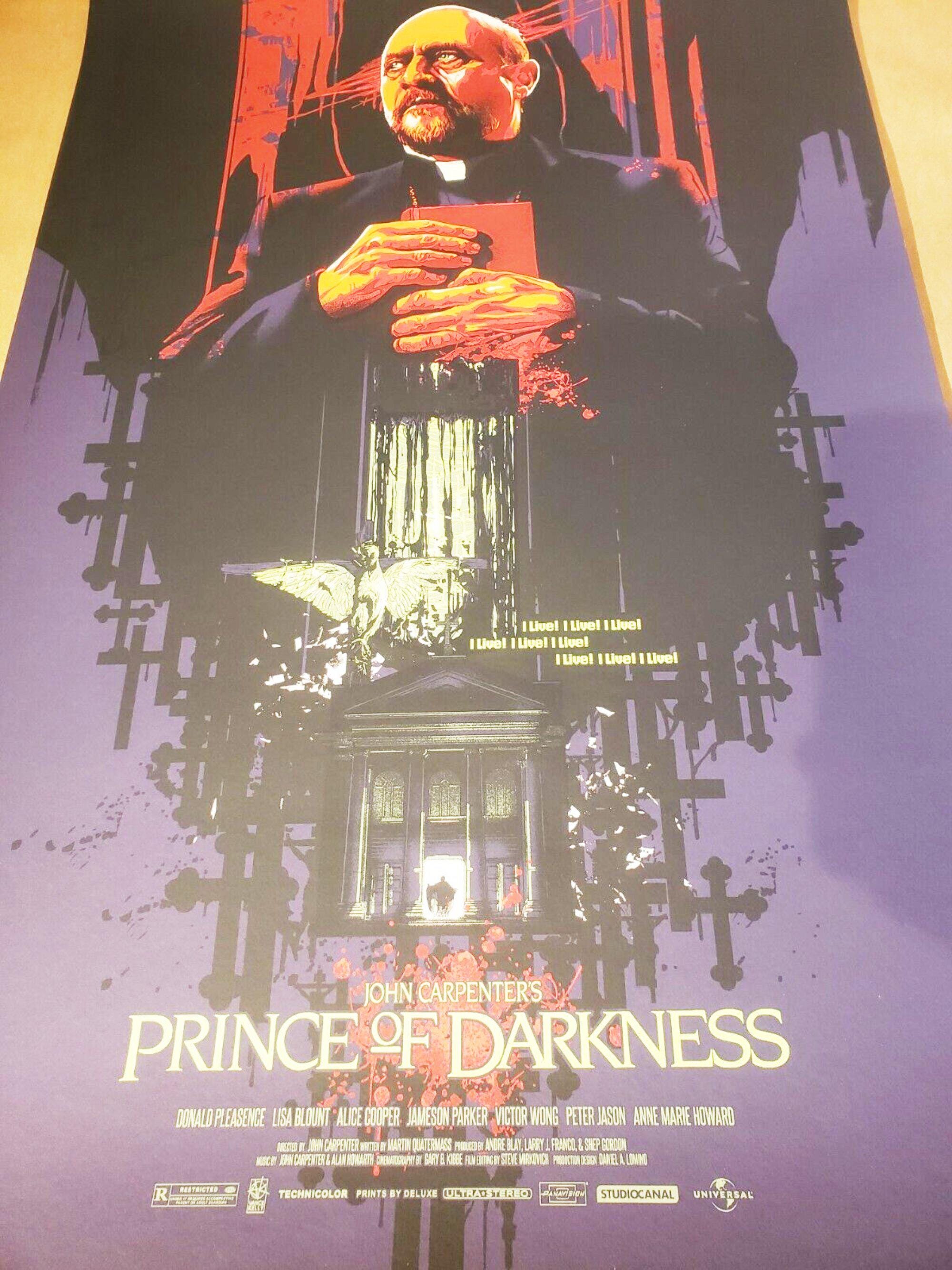プリンス・オブ・ダークネス スクリーンプリントポスター：ヴァンス 