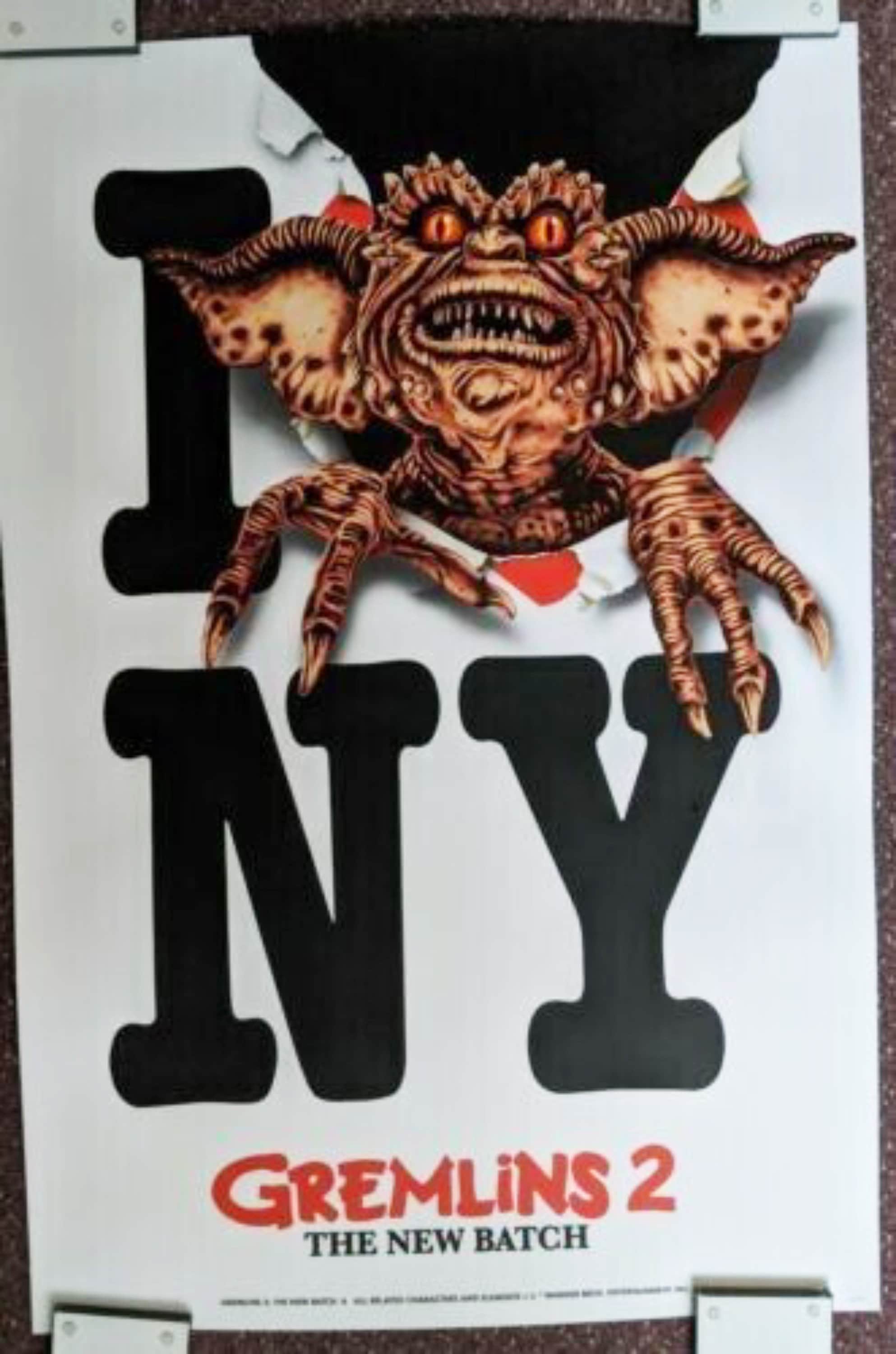 GREMLINS ポスター Gremlins 1984 Comedy Horror 34x22.25 Movie Art Print Poster