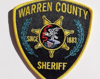 Halloween 1978 Warren County Sheriff-märke: Michael Myers-kostym