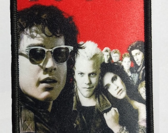 The Lost Boys 4.5 x 3" 1987 Classic Horror Movie Poster Patch Never Grow Old Keifer Sutherland
