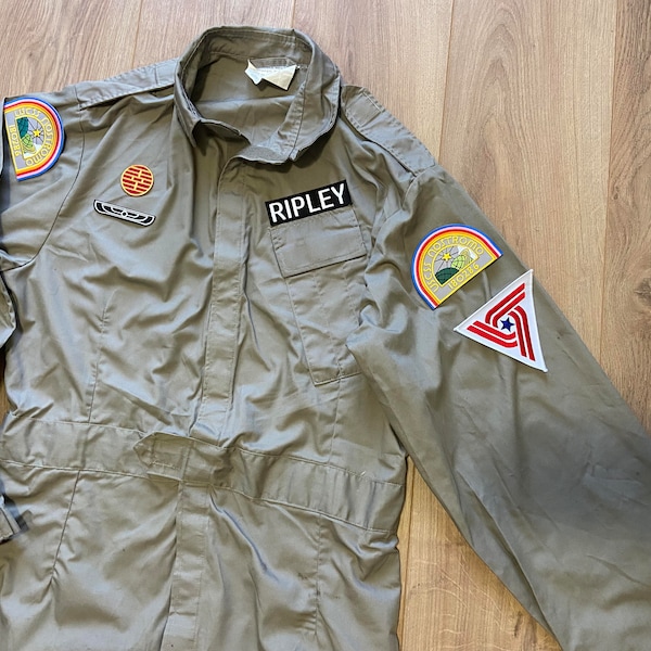 Alien Ripley Costume USCSS Nostromo Jumpsuit with Complete Patch Set