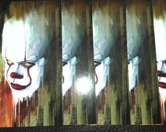 5 x IT Pennywise Clown 2017 Promotional Movie Postcard Stephen King Horror Poster
