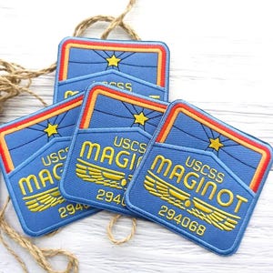 USCSS MAGINOT Replica Cosplay Officer Uniform Patch Alien Earth 10cm New Sealed