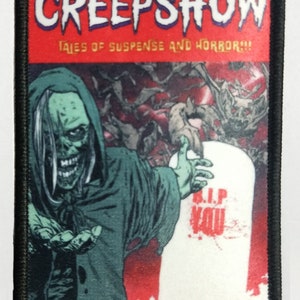 Creepshow Horror Patch: Stephen King, George Romero (4.5&quot; x 3&quot;)