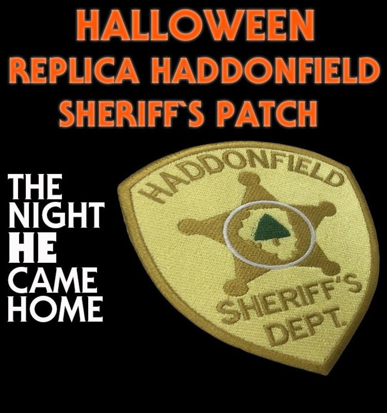 Halloween Haddonfield Sheriffs Dept. Replica Costume Patch Etsy