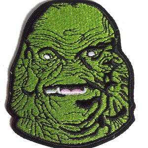 Creature from the Black Lagoon 1954 4&quot; x 3&quot; Fully Embroidered Patch Universal Monsters Gillman Dracula Wolfman