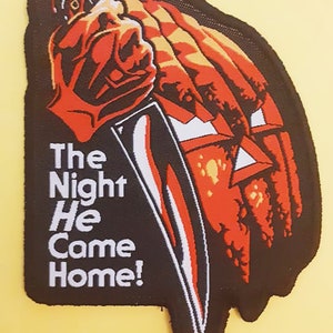 Classic Halloween Patch 4&quot; Highly Detailed Michael Myers Pumpkin John Carpenter Horror Movie Laurie Strode 4&quot; Embroidered Halloween Ends