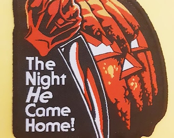 Classic Halloween Patch 4&quot; Highly Detailed Michael Myers Pumpkin John Carpenter Horror Movie Laurie Strode 4&quot; Embroidered Halloween Ends