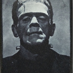 Frankenstein 1931 Universal Monsters 8cm x 12cm Boris Karloff Classic Horror Movie Patch Wolfman Dracula