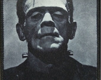 Frankenstein 1931 Universal Monsters 8cm x 12cm Boris Karloff Classic Horror Movie Patch Wolfman Dracula
