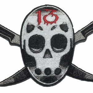 Friday the 13th Crossed Knives Jason Vorhees Horror Movie Logo - Etsy