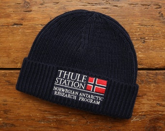 John Carpenters The Thing Thule Station Norwegian Antarctic Dark Navy Beanie Hat