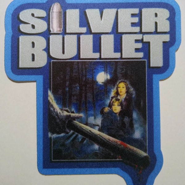 Stephen Kings Silver Bullet Patch!! 4" Cycle of the Werewolf Iron On or Stitch