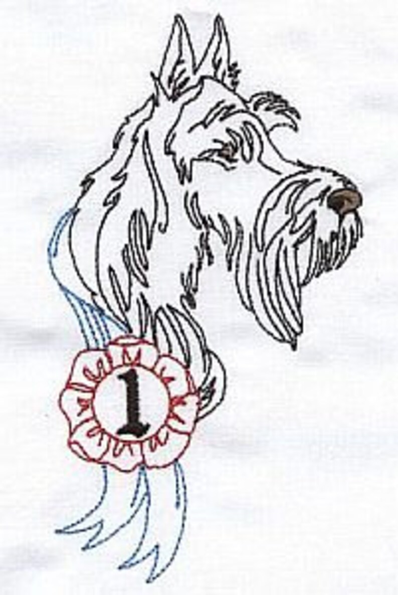 Scottish Terriers Machine Embroidery 4x4 Hoop AND 5x7 Hoop Etsy Denmark