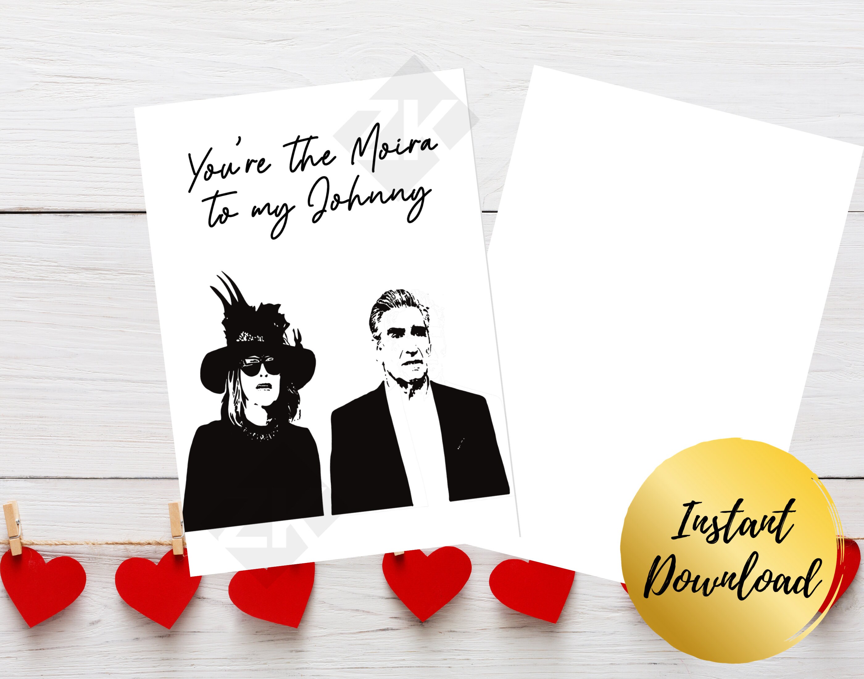 Printable Schitts Creek Card Anniversary Card You're the Etsy