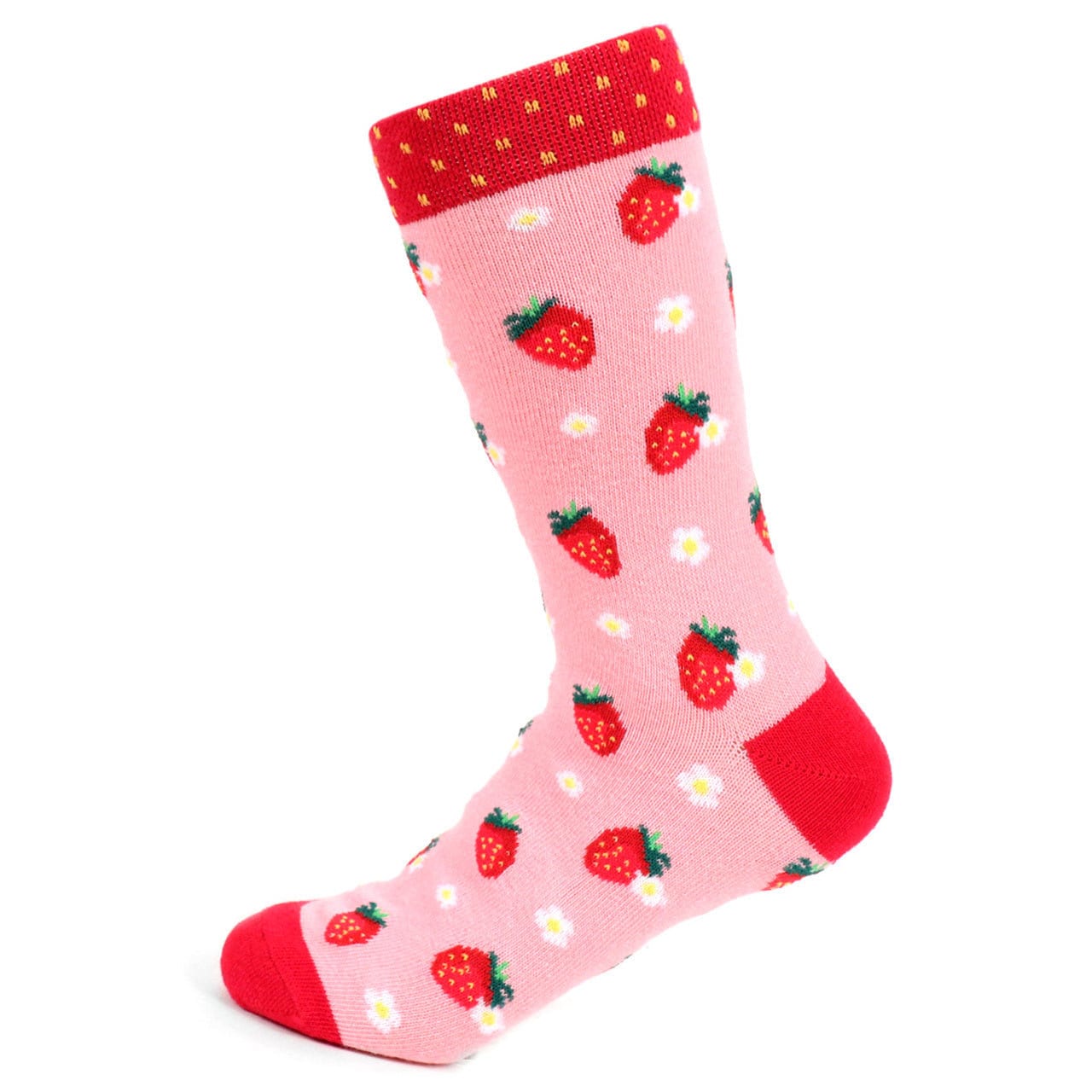 Women's Strawberry Socks Pink Socks Gift for Her Gift for Mom Gift Idea