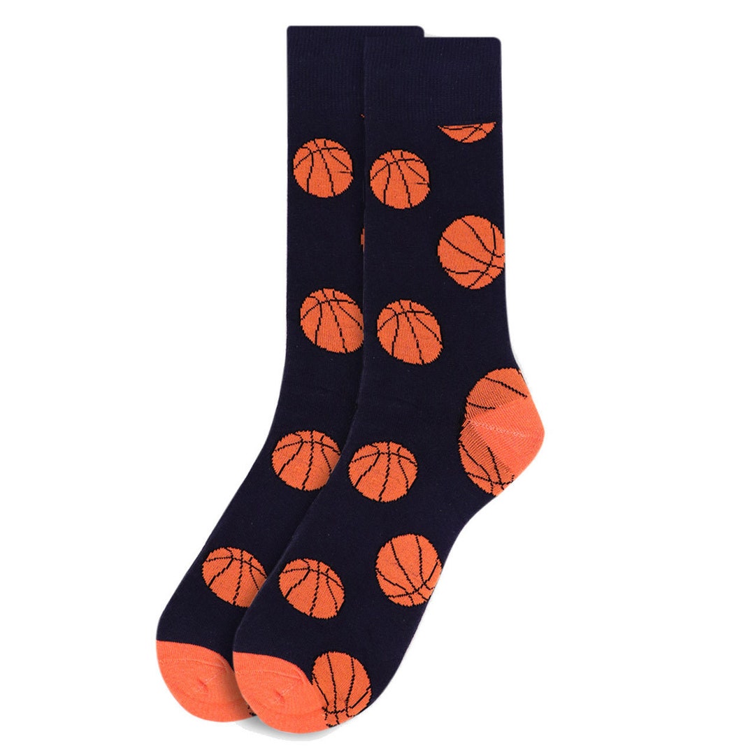 Men's Basketball Crew Socks Mens Dress Socks Funny Mens Socks