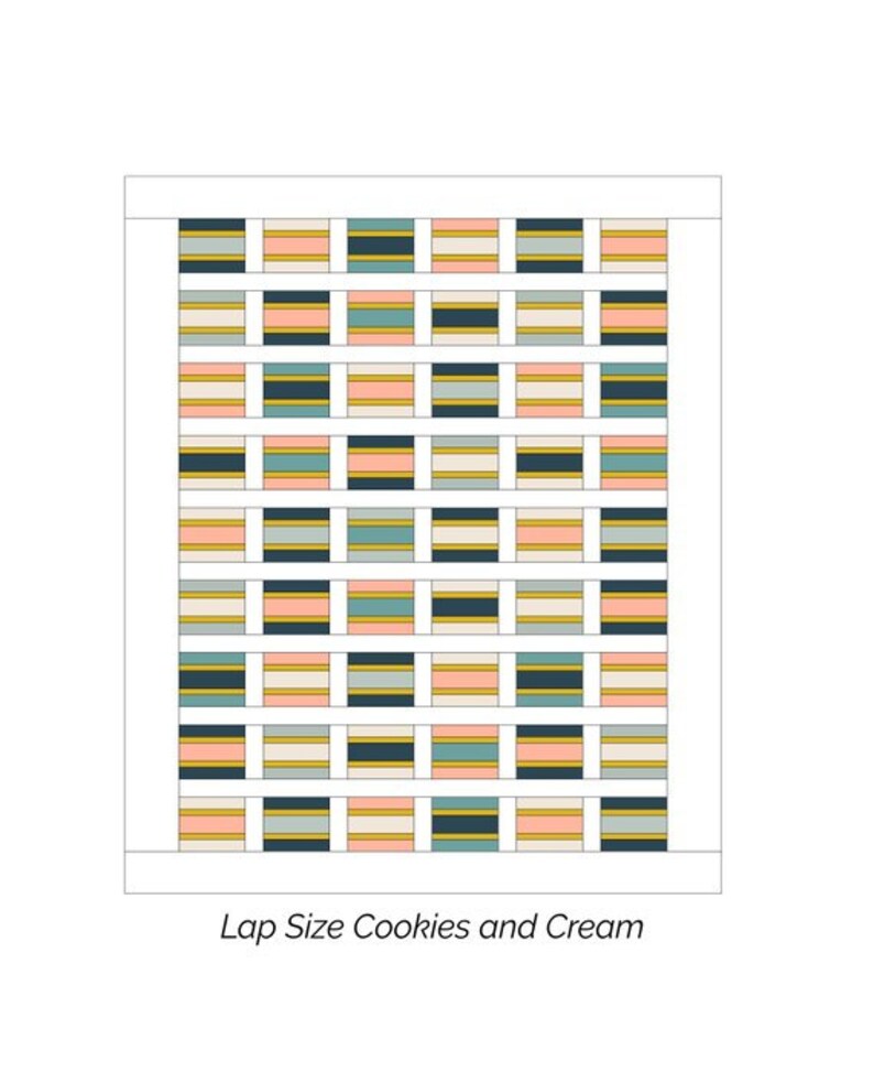 Cookies and Cream Quilt Pattern Modern Pattern Meadow Mist Etsy