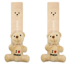 Copricinture di sicurezza con design a forma di orso carino - Set da 2
