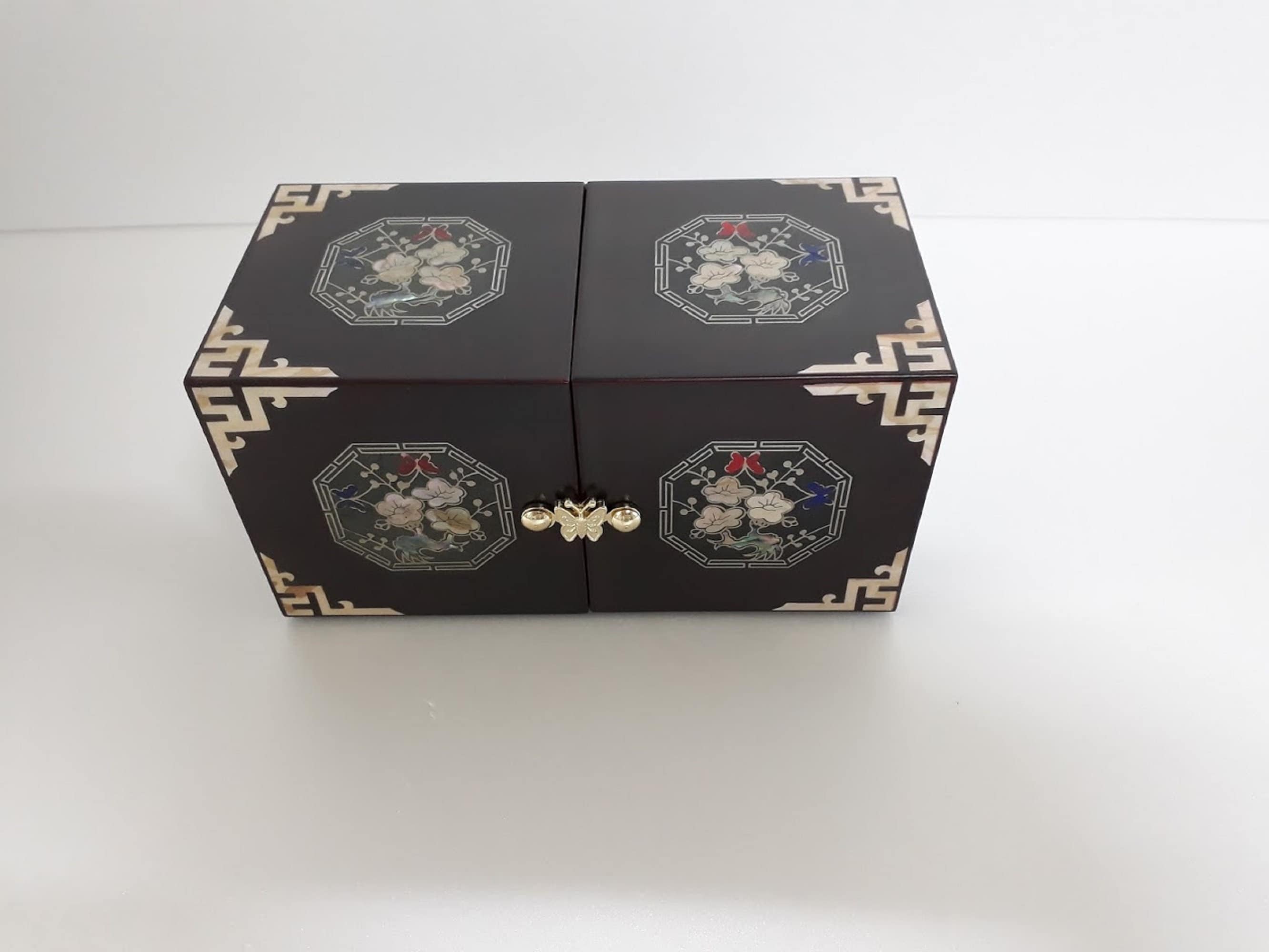 Korean traditional design najeon lacquer jewelry box Beautiful Etsy