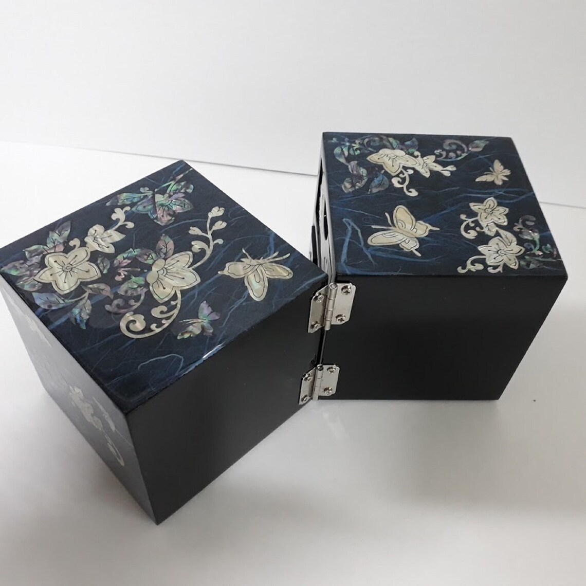 Korean Traditional Design Najeon Lacquer Jewelry Box 222 Etsy UK