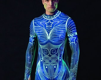 neon fancy dress mens Retro Shell Suit Costume Mens Adult Neon Green 1980s Large Male Fancy Dress  Party Book Week Halloween