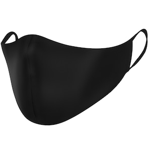 Drie lagen gezichtsmasker, volledig zwart gezichtsmasker, herbruikbaar gezichtsmasker, wasbaar gezichtsmasker, zwart gezichtsmasker voor volwassenen, comfortabel in ademhalingsmasker