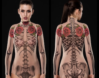 pix Female Full Body Tattoo Suit tattoo bodysuit etsy