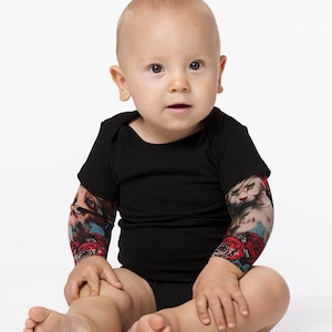 Best Friends Baby Tattoo Bodysuit Dog Cat Tattoo - Etsy