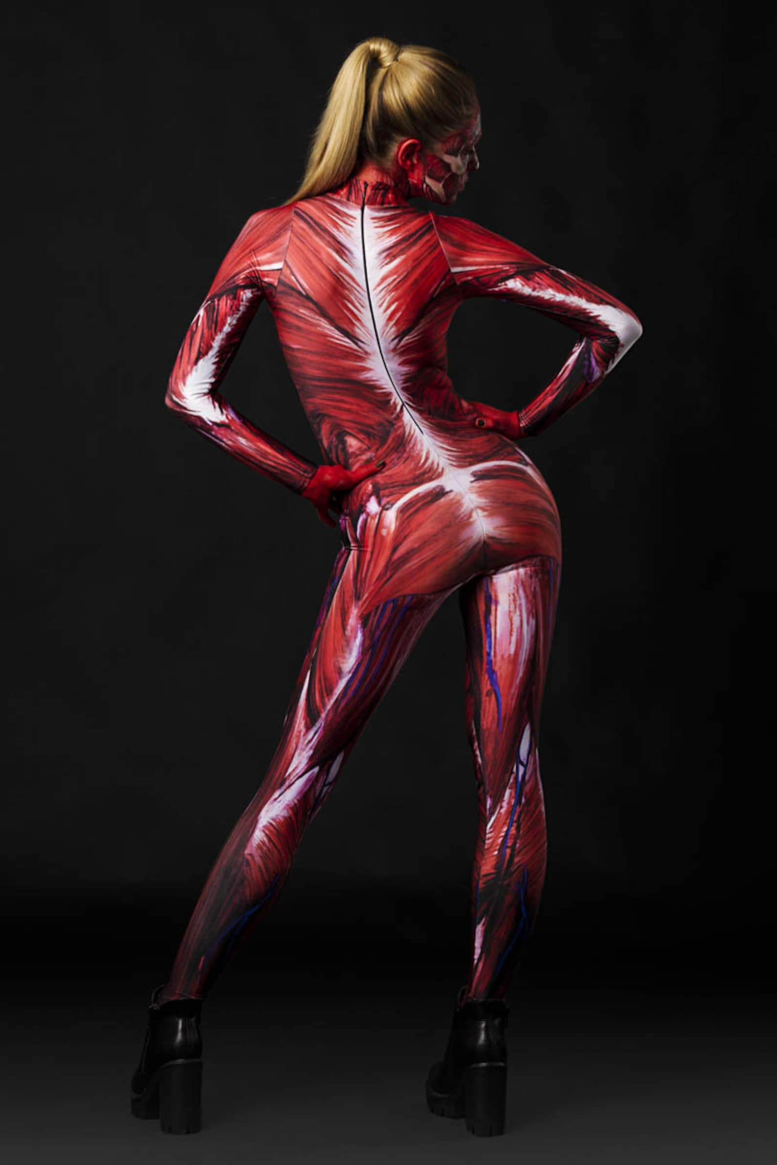 MUSCLES Halloween Costume Halloween Superhero Catsuit Etsy