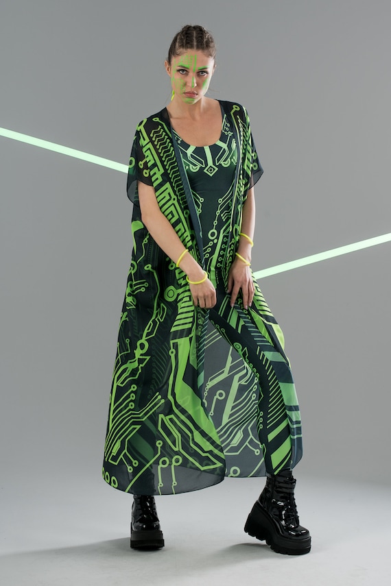 ASOS DESIGN - Plissé Jumpsuit Met Kraag, Wijde Pijpen, Striktaille En Geometrische Print In Bruin