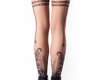 SEXY CHAIN Womens Printed Leggings Temporary Tattoos Mesh - Etsy SEXY CHAIN Womens Printed Leggings Temporary Tattoos Mesh - Etsy