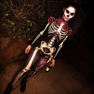 Sexy Skeleton Halloween Costume Halloween Costume for Women | Etsy