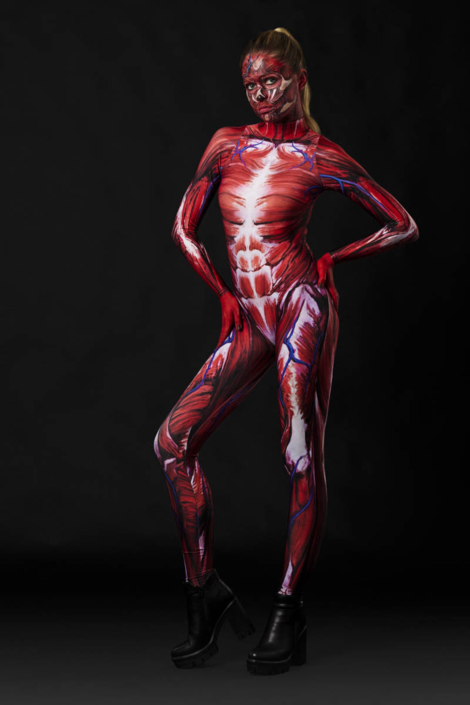 MUSCLES Halloween Costume Halloween Superhero Catsuit Etsy