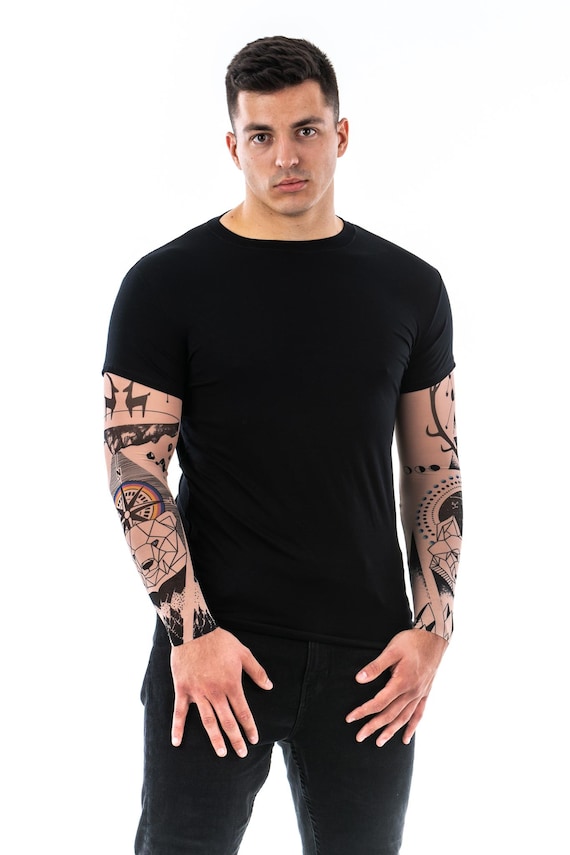 タトゥーシャツ タトゥーＴシャツ 肉襦袢 龍虎 Ｌ寸 日本製 綿 日本舞踊 祭り用品 刺青