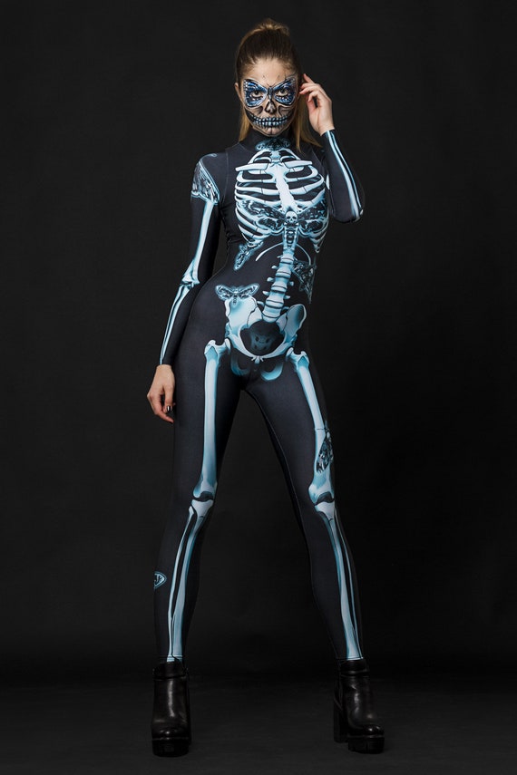 Skeleton Costume Adult Black Skeleton Costume Adult Black