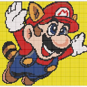 Couverture Mario Mini C2C - MOTIF SEULEMENT