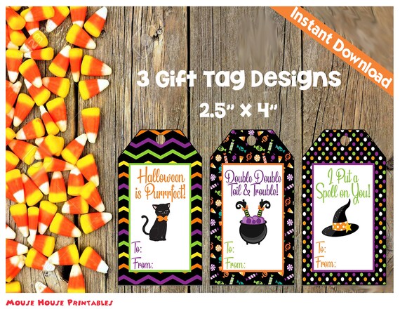 35 Personalised Halloween Stickers Cauldron Gift Label Sticker Sweet bag Treat
