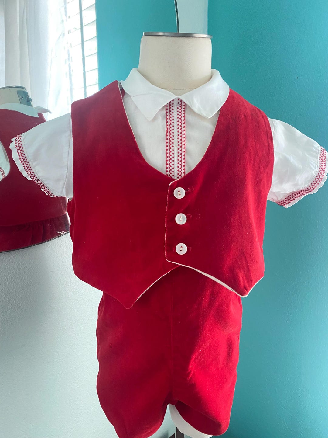 Vintage Baby Boy Clothes. Baby Boy Outfit. Three-piece Boy Outfit ...