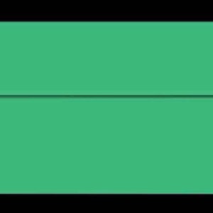 25 A7 Envelopes Medium True GREEN for 5x7 DIY Blanks - Cards Invitations Announcements Parties with Square Style Flap Good Quality