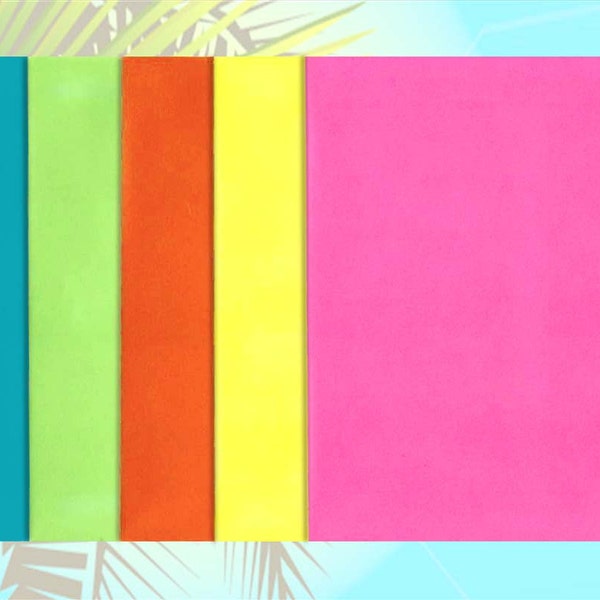 A7 Envelopes 5x7 TROPICAL SIZZLE Color Mix 25 DIY Blanks for Cards Invitations Announcements Parties with Square Style Flap Good Quality