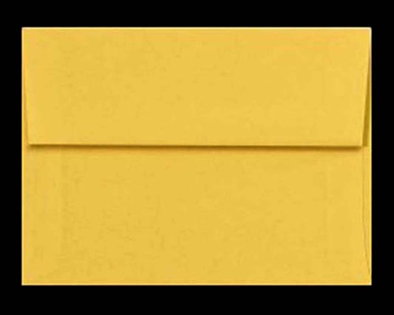 A7 Envelopes 5x7 Traditional GOLDENROD 25 DIY Blanks for Cards Etsy