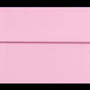 A2 4.25x5.5 Envelopes Pastel PINK 25 DIY Blanks for Cards Invitations Announcements Parties with Square Style Flap Good Quality